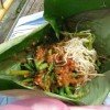 pitjil2 Steamed vegetables with spicy peanut sauce