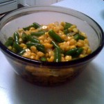 Green beans and corn