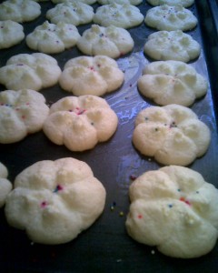 Snow white Maizena cookies