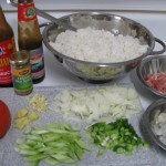 Ingredients for fried rice