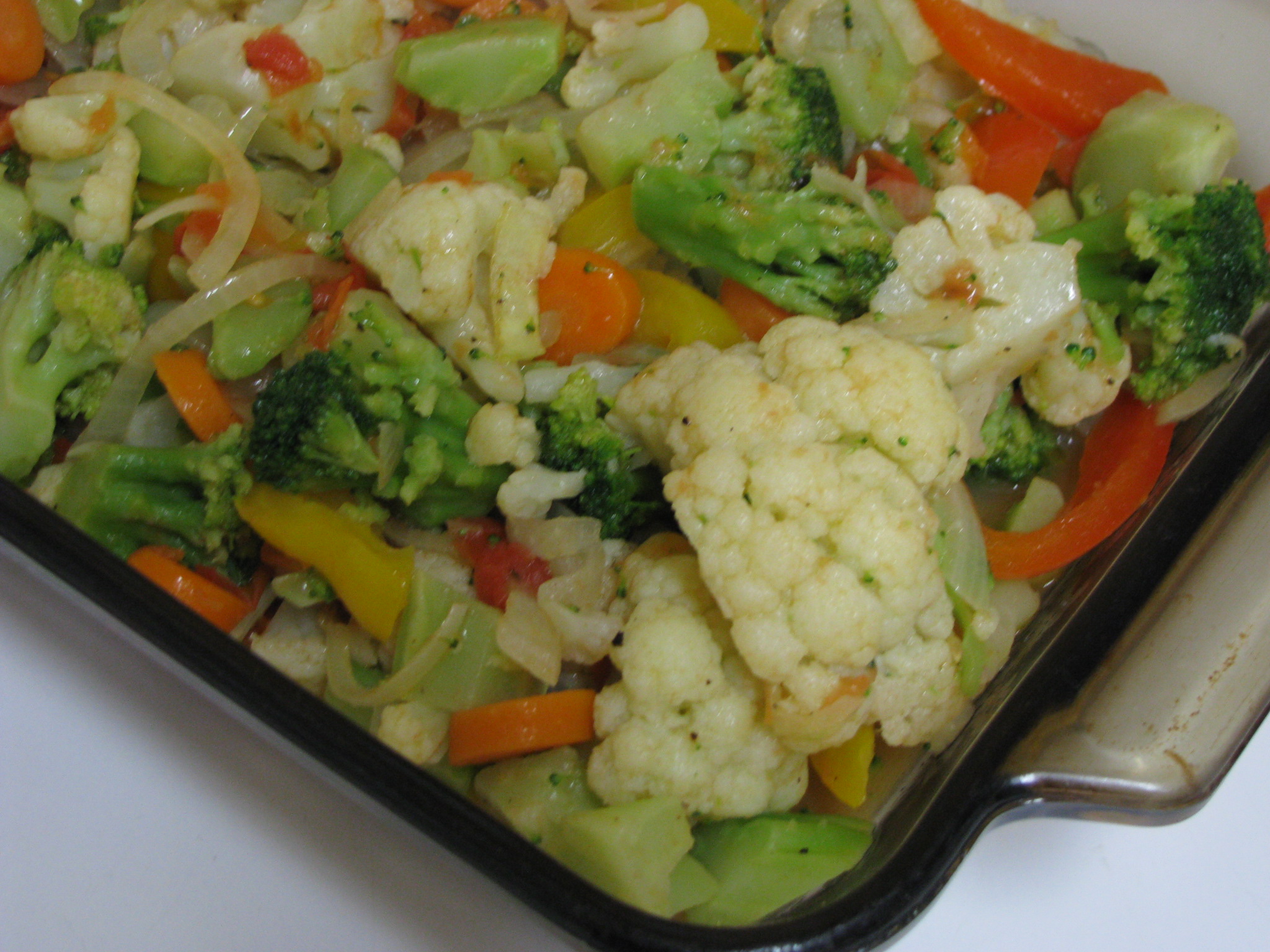 cooked vegetable medley