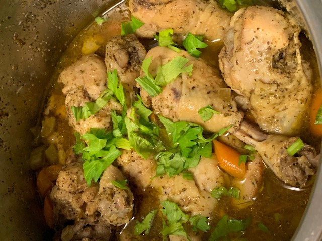 Chicken fricassee online in instant pot