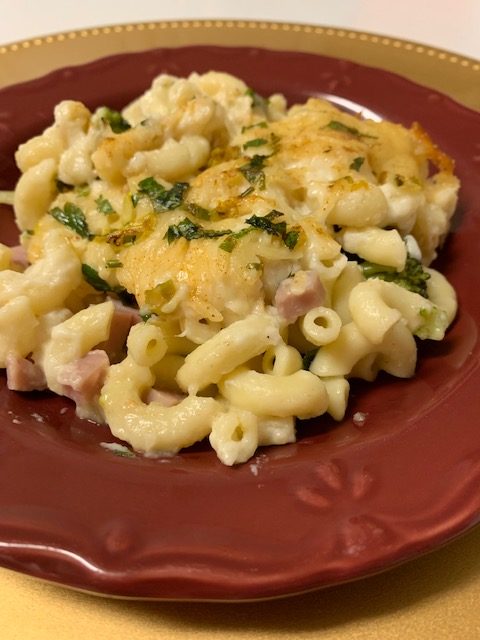 macaroni ham casserole